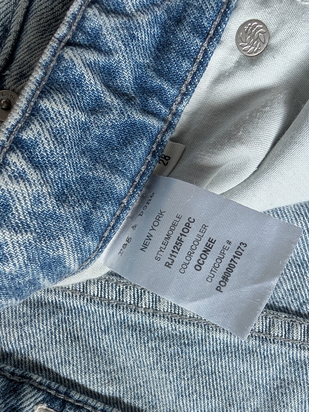 rag & bone Lori Mid Rise Crop - Picture 3 of 3